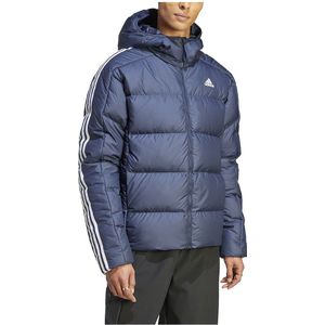 adidas - Sportswear Essentials Midweight Donsjack - Blauw - 100% Gerecycled Polyester