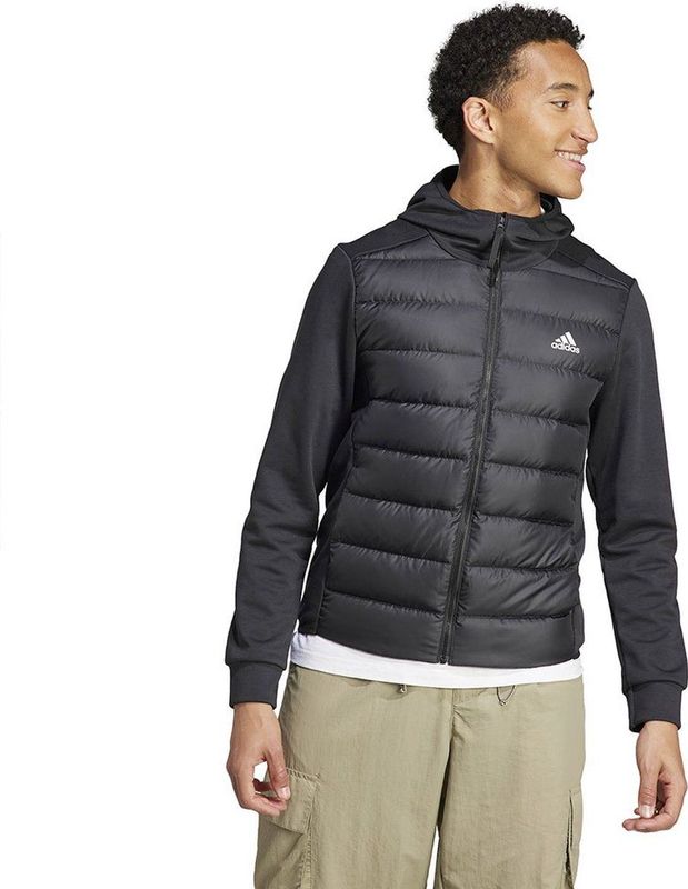 ADIDAS SPORTSWEAR - Donsjas Hybride - Zwart - Polyester