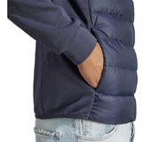 adidas - Sportswear Essentials Hybride Donsjack - Heren - Blauw - Capuchon