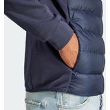 adidas - Sportswear Essentials Hybride Donsjack - Heren - Blauw - Capuchon