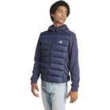 adidas - Sportswear Essentials Hybride Donsjack - Heren - Blauw - Capuchon