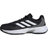 adidas Heren CourtJam Control 3 Clay Tennis Shoes, Core Black/Cloud White/Grey Four, 44 EU