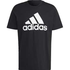 adidas Sportswear Essentials Big Jersey Big Logo T-shirt - Heren - Zwart