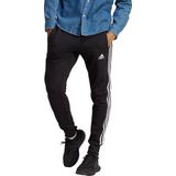 adidas Sportswear Essentials French Terry Tapered Cuff 3-Stripes Broek - Heren - Zwart
