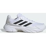 adidas Heren Courtjam Control 3 Tennis Shoes, Cloud White/Core Black/Grey Two, 47 1/3 EU