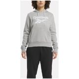 Reebok - Hoodie - Zwart - Katoenmix - Met Capuchon En Kangoeroezak