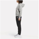 Reebok - Hoodie - Zwart - Katoenmix - Met Capuchon En Kangoeroezak