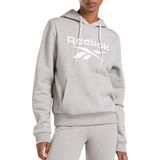Reebok - Hoodie - Zwart - Katoenmix - Met Capuchon En Kangoeroezak