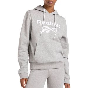 Reebok - Identity Big Logo Hoodie - Fleece - Zwart - Kangoeroezak