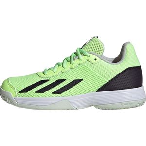 adidas Performance Courtflash Tennis Schoenen - Kinderen - Groen- 29