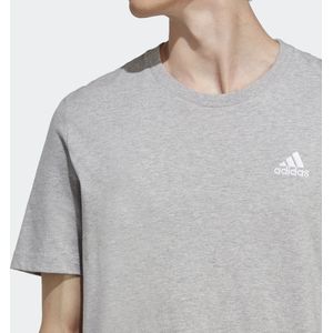 adidas Sportswear Essentials Single Jersey Geborduurd Small Logo T-shirt - Heren - Grijs