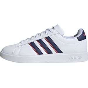 adidas Sportswear Grand Court Cloudfoam Comfort Schoenen - Unisex - Wit- 46