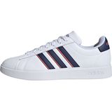 Adidas Heren Sneaker Grand Court Wit/Blauw WIT 41