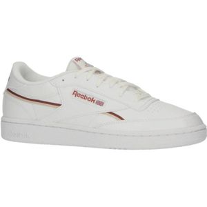 Reebok Classics Club C 85 Sneakers Wit/Donkerrood/Beige