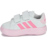adidas Uniseks kinderen Grand Court 2.0 CF I Sneakers, Ftwr White Bliss Pink Clear Pink, 21 EU