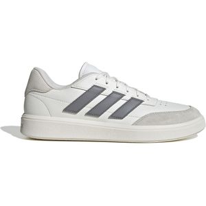 adidas Heren Courtblock Schoenen Sneaker, Core Wit Grijs Drie Orbit Grijs, 44 2/3 EU