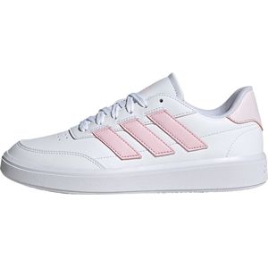 adidas Dames Courtblock Shoes, Cloud White/Clear Pink/Almost Pink, 38 2/3, Cloud White Clear Pink Almost Pink, 38.50 EU