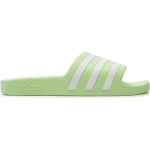 adidas Adilette Aqua - Slippers - Lichtgroen Lichtgrijs - EVA-loopzool