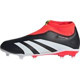 adidas Performance Predator 24 League Veterloze Firm Ground Voetbalschoenen - Kinderen - Zwart- 38 2/3