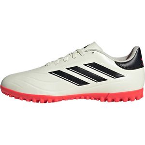 adidas Uniseks-Volwassen Copa Pure II Club Turf Boots, Ivory/Core Black/Solar Red, 42 2/3 EU