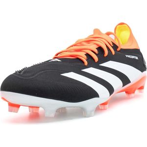 adidas Predator Pro Gras Voetbalschoenen (FG) Zwart Wit Felrood