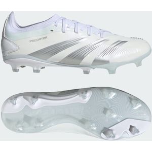 adidas Predator Pro Gras Voetbalschoenen (FG) Wit Zilver