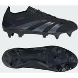 adidas Predator Elite IJzeren-Nop Voetbalschoenen (SG) Zwart Donkergrijs