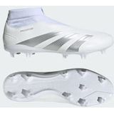 adidas Predator League Veterloze Gras Voetbalschoenen (FG) Wit Zilver