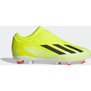 adidas Performance X Crazyfast League Veterloze Firm Ground Voetbalschoenen - Kinderen - Geel- 32