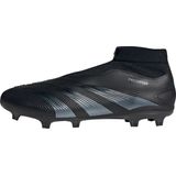 adidas Predator League Veterloze Gras Voetbalschoenen (FG) Zwart Donkergrijs