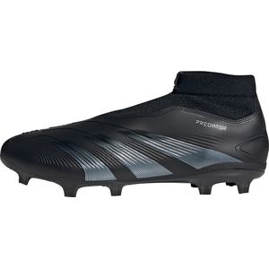 adidas Predator League Veterloze Gras Voetbalschoenen (FG) Zwart Donkergrijs