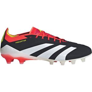Adidas Predator Elite Ag Football Boots EU 41 1/3, zwart en wit rood, 41.5 EU