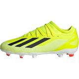 adidas X Crazyfast League Firm Ground Boots voor kinderen, uniseks, meerkleurig (Team Solar Yellow 2 Core Black Ftwr White), 38 EU