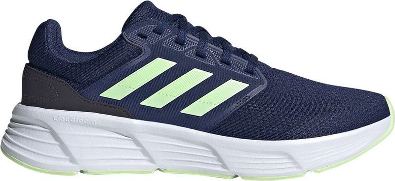 adidas Performance Galaxy 6 hardloopschoenen donkerblauw/lichtgroen