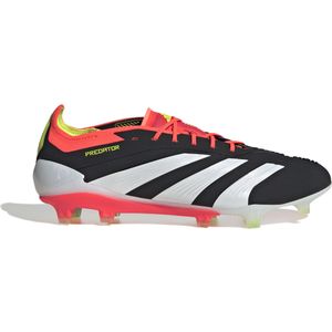 adidas Predator Elite Gras Voetbalschoenen (FG) Zwart Wit Felrood