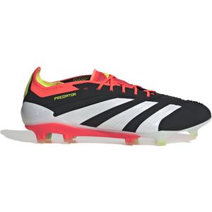 adidas Predator Elite Gras Voetbalschoenen (FG) Zwart Wit Felrood