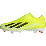 Adidas x crazyfast league fg laceless voetbalschoenen zonder veters geel