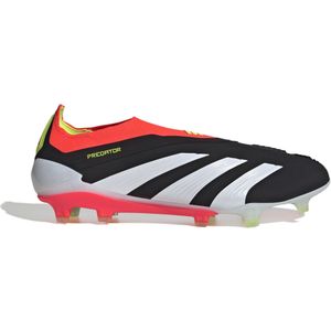 adidas Predator Elite Veterloze Gras Voetbalschoenen (FG) Zwart Wit Felrood