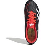 adidas Performance Predator Club TxG Jr. voetbalschoenen zwart/wit/rood