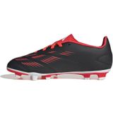 adidas Performance Predator Club TxG Jr. voetbalschoenen zwart/wit/rood