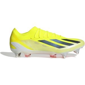 adidas X Crazyfast Elite IJzeren-Nop Voetbalschoenen (SG) Felgeel Zwart Wit