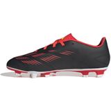 Adidas Performance Predator Club TxG Sr. Voetbalschoenen Zwart/Wit/Rood