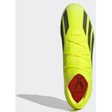 adidas X Crazyfast Pro Gras Voetbalschoenen (FG) Geel Zwart Wit