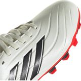 adidas Performance COPA Pure 2 Club Jr. voetbalschoenen ecru/zwart/rood