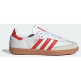 adidas - Samba OG - Sportschoenen - Wit Solar Red - Gum