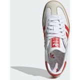 adidas - Samba OG - Sportschoenen - Wit Solar Red - Gum