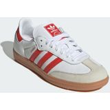 adidas - Samba OG - Sportschoenen - Wit Solar Red - Gum