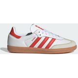 adidas - Samba OG - Sportschoenen - Wit Solar Red - Gum