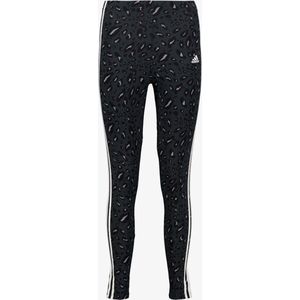 Adidas W3S dames sportlegging met panterprint - Zwart