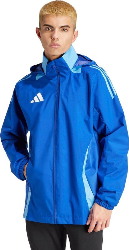 adidas - Tiro 24 Competition Allweather Jas - Blauw Lichtblauw